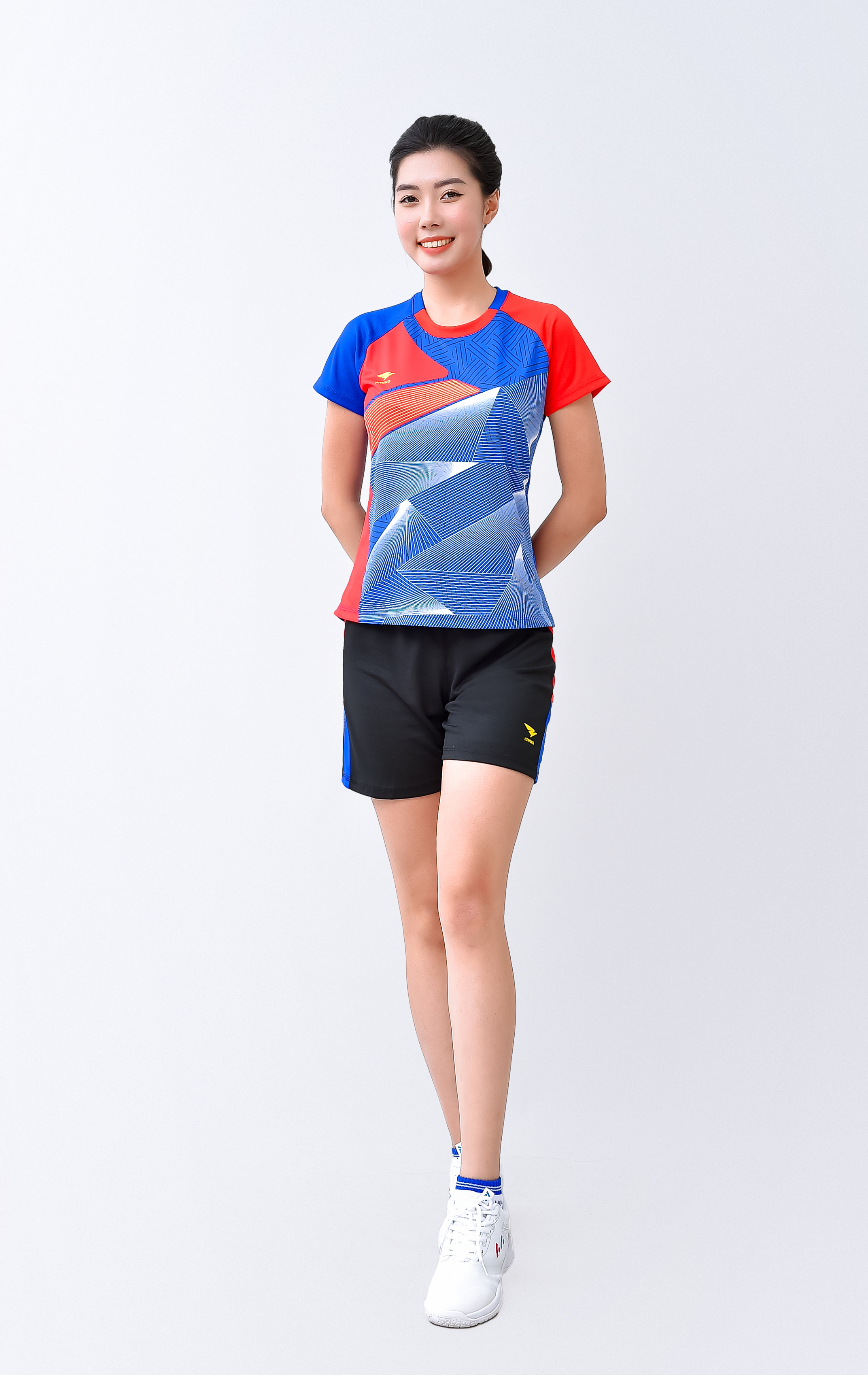 Áo bóng chuyền Nữ Hiwing H12 màu Xanh Than